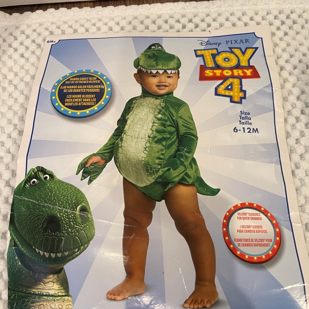 Toy Story Rex Disguise Brand Sz 6-12 months